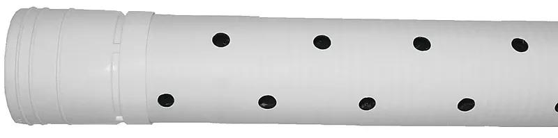 Sewer & Drain Pipe, Perforated Triplewall, 4 In. X 10 Ft.