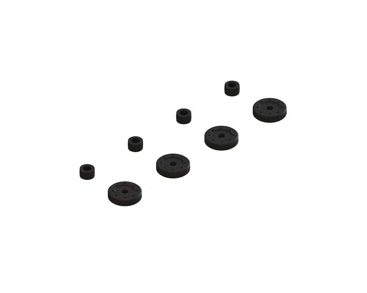 Shock Pistons and Cartridge Spacers (4 Shocks) (ARA330570)