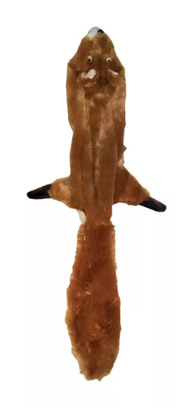 Skinneeez Brown Plush Squirrel Dog Toy Medium 24"