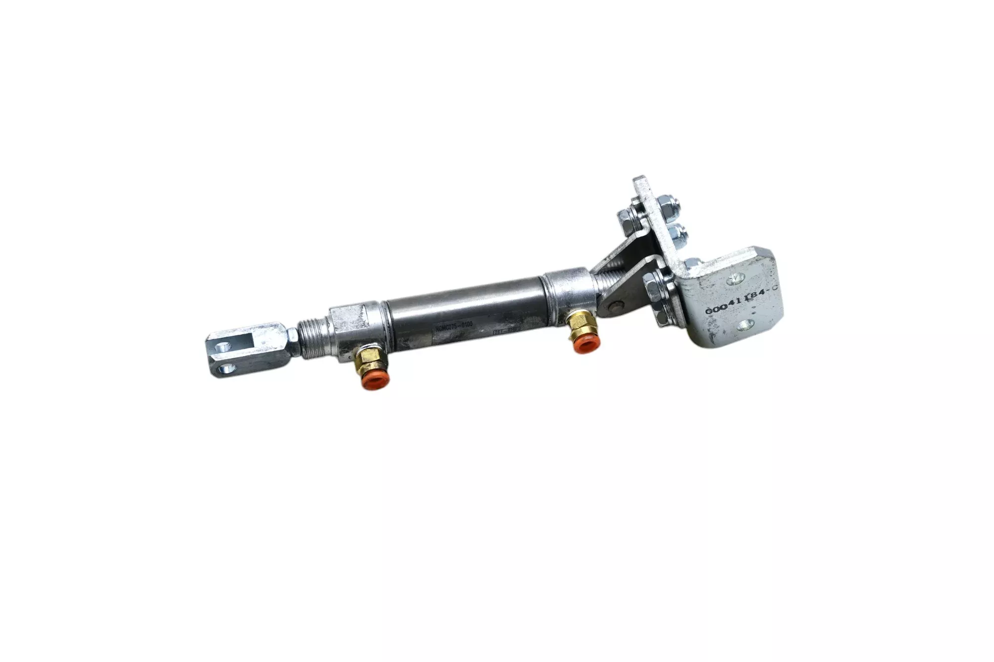 SMC NCMC075-0100 Pneumatic Cylinder with Bracket NOS