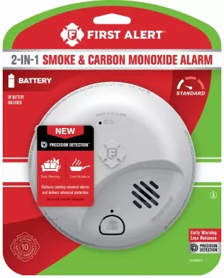Smoke & Carbon Monoxide Alarm, Battery Operated