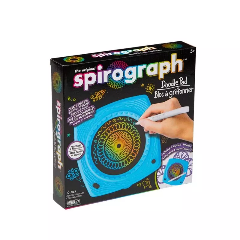 Spirograph Doodle Pad Blue 6 Pc