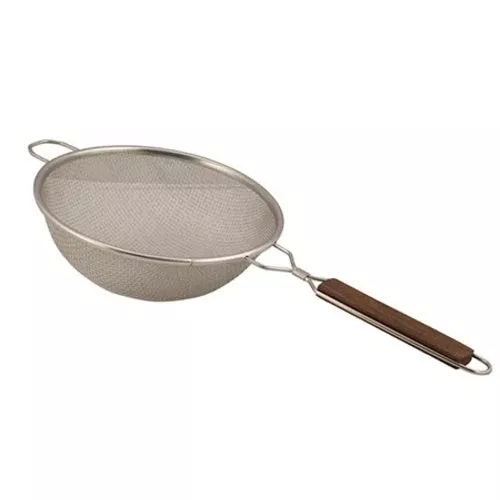 Stainless Steel Double Mesh Strainer – 10-1/4 in. Wide