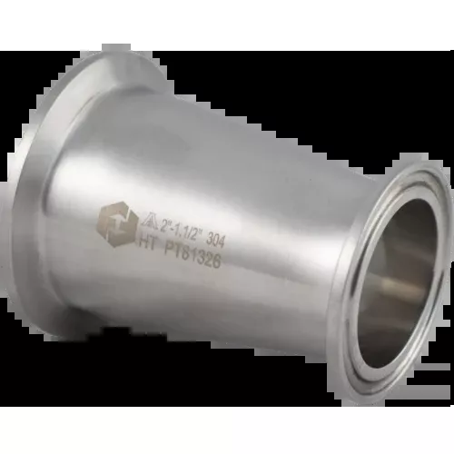 Stainless Tri-Clamp Concentric Reducer – 2 in. x 1.5 in.