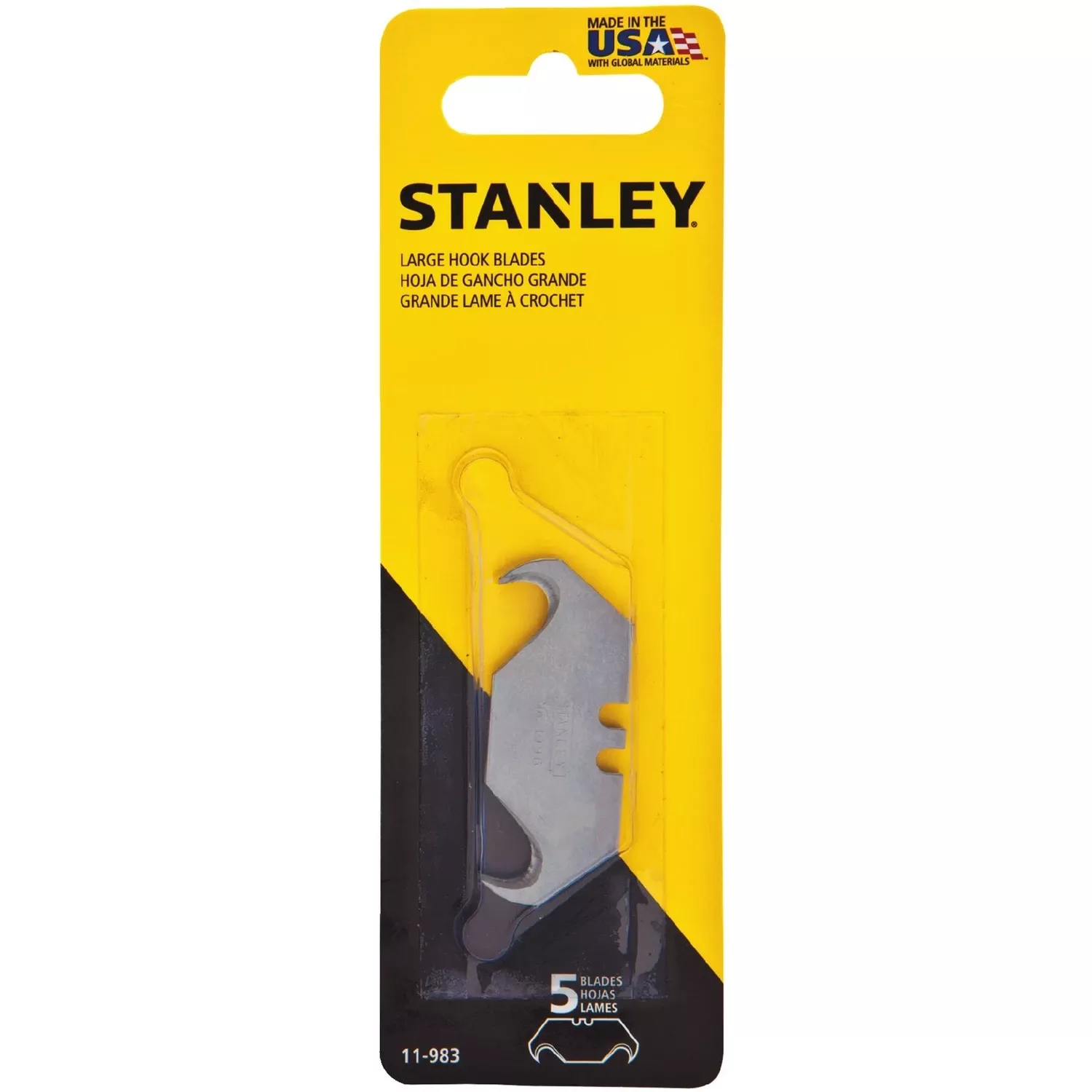 Stanley Steel Hook Replacement Blade 1-7/8 In. L 5 Pc
