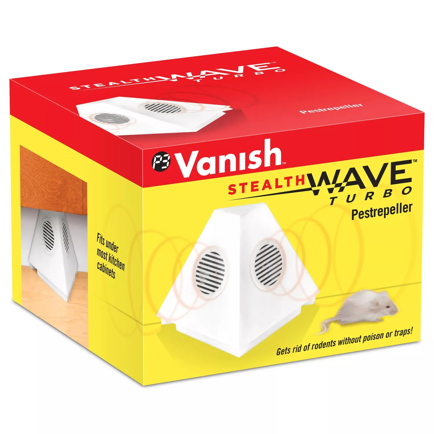 Stealth Wave Turbo Plug-in Electronic Pest Repeller For Rodents, Model P7782