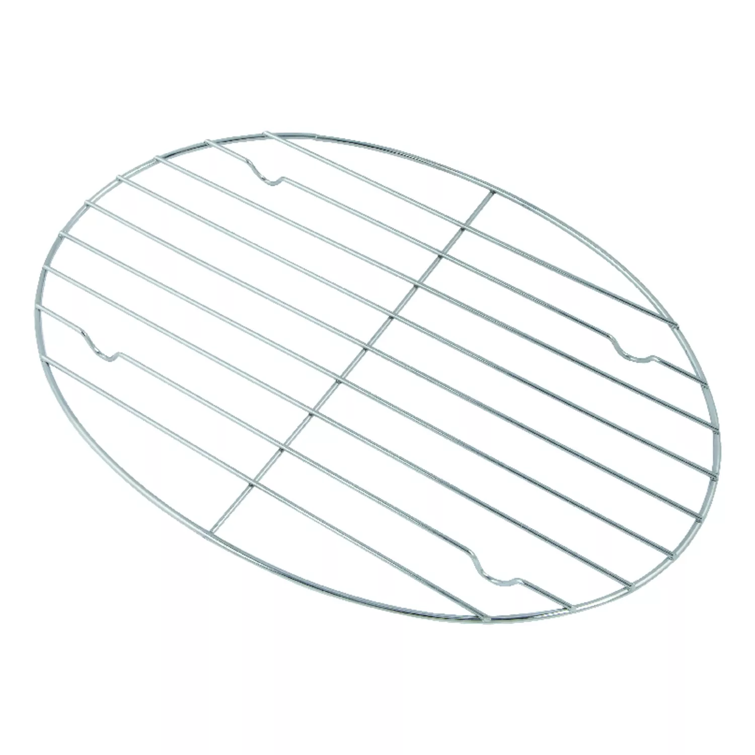 Steel Oval Roasting Rack 12 X 8.5 Inch For Baking And Broiling