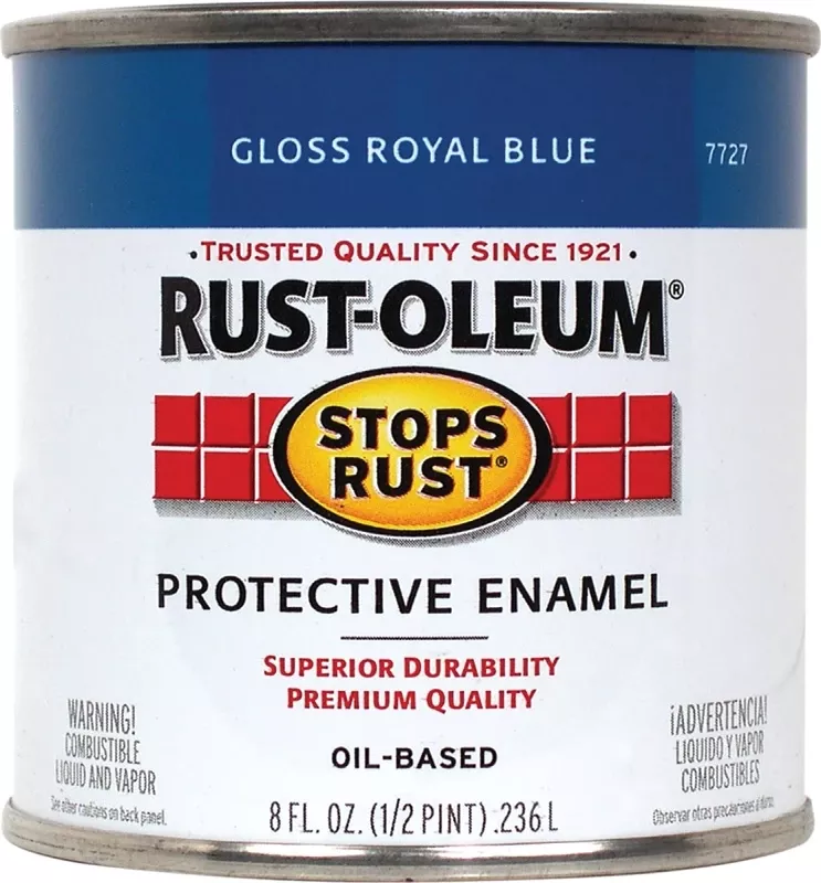 Stops Rust 1/2-pint Gloss Royal Blue Enamel