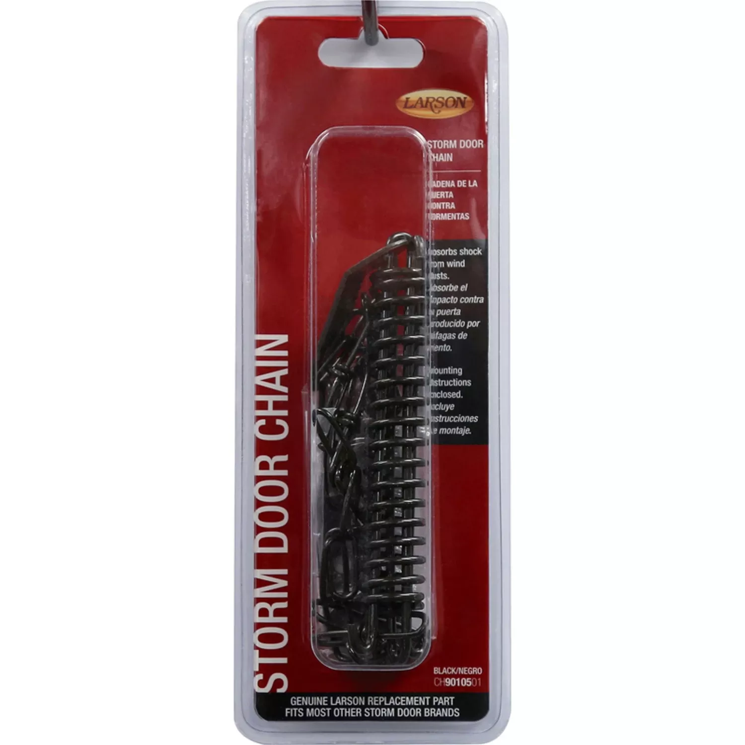 Storm Door Wind Chain Kit, Black, Model Ch9010501