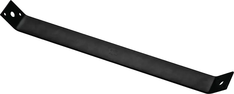 Strap Brace, Black Steel, 16.3 In.