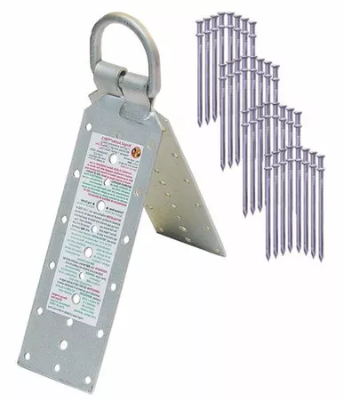 Super Anchor 3013-D Hinge-2 Reusable Roof Anchor 3-Pack