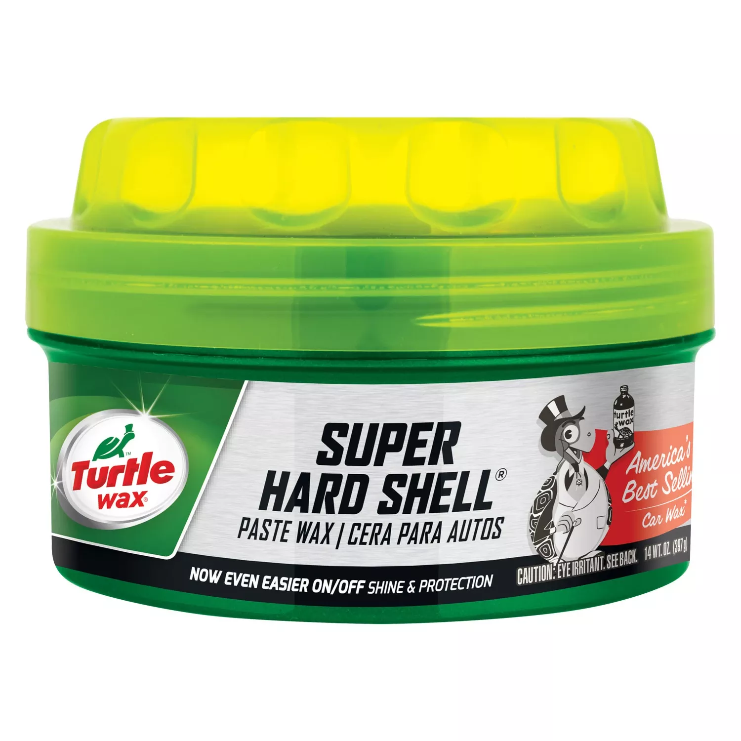 Super Hard Shell Paste Car Wax 14 Oz - Maximum Shine & Protection