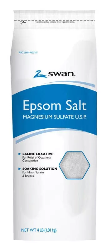 Swan Epsom Salt – 4 Lb Relaxation Pack
