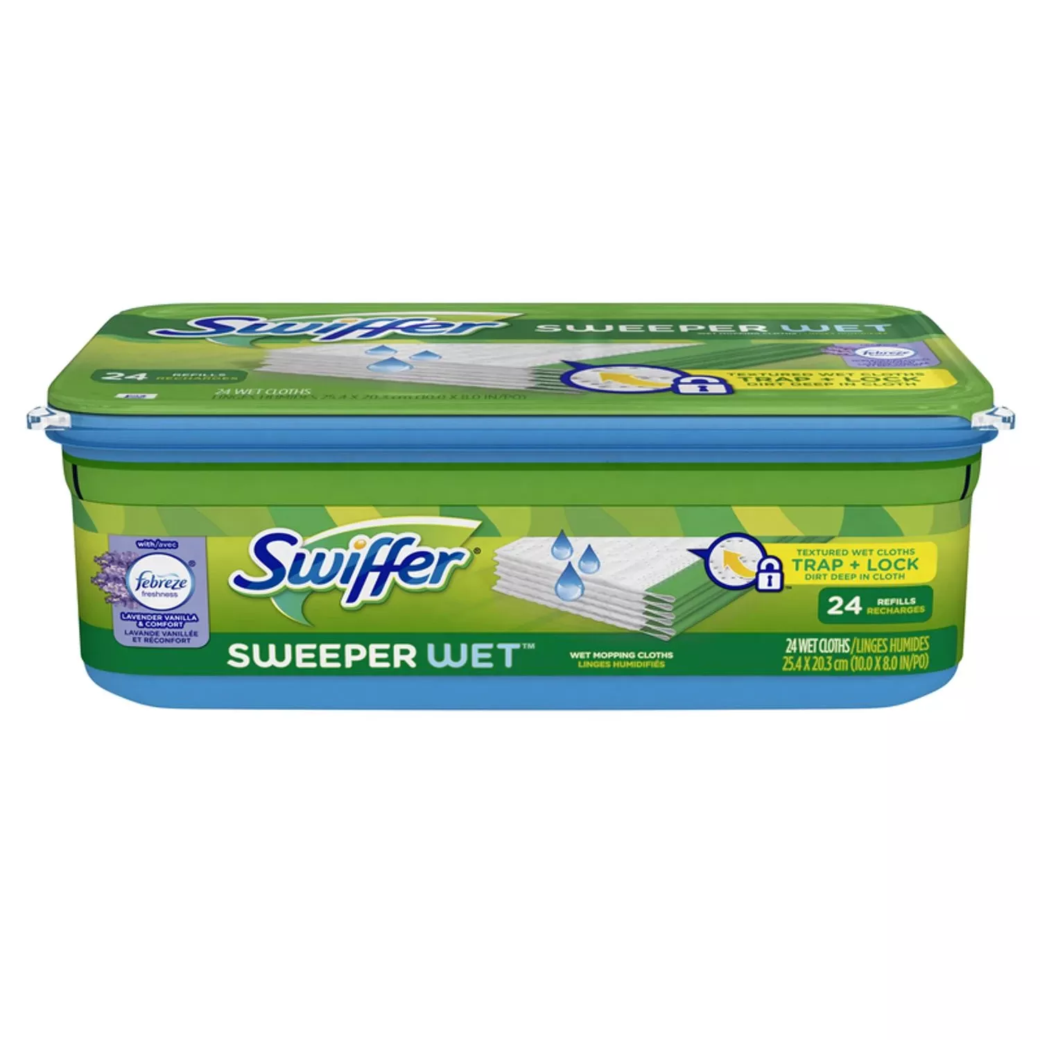 Swiffer Sweeper 5.4 In. Wet Microfiber Mop Refill 24 Pk