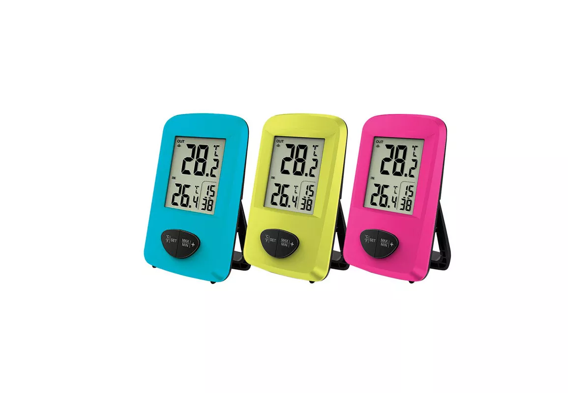 Taylor Digital Thermometer Plastic Assorted 7.28 In.
