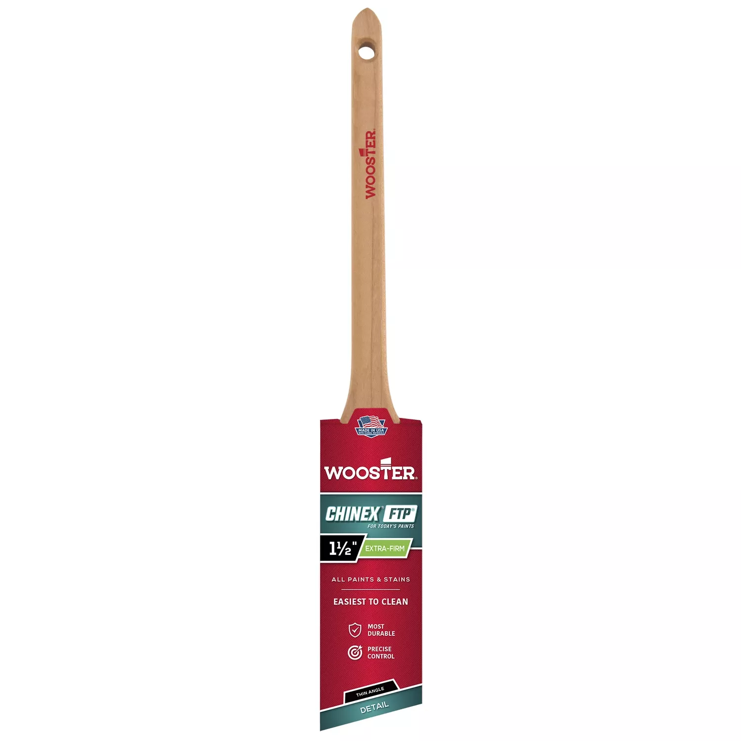 Thin Angle Sash Paint Brush, Chinex Ftp, 1.5-in.