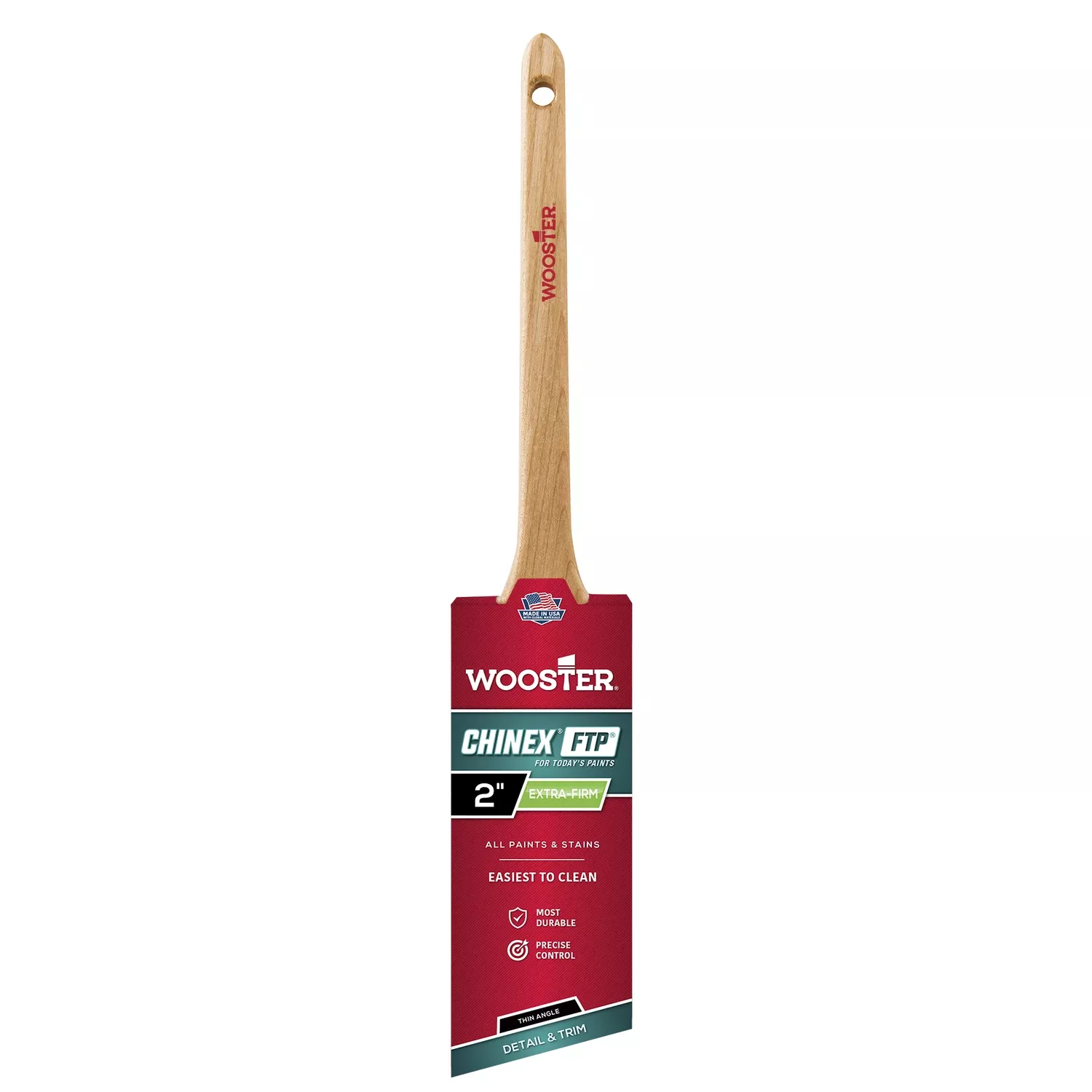 Thin Angle Sash Paint Brush, Chinex Ftp, 2-in.