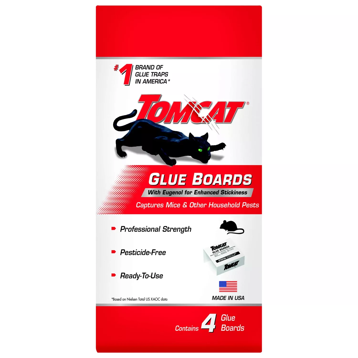 Tomcat Pest Glue Board 4 Pk