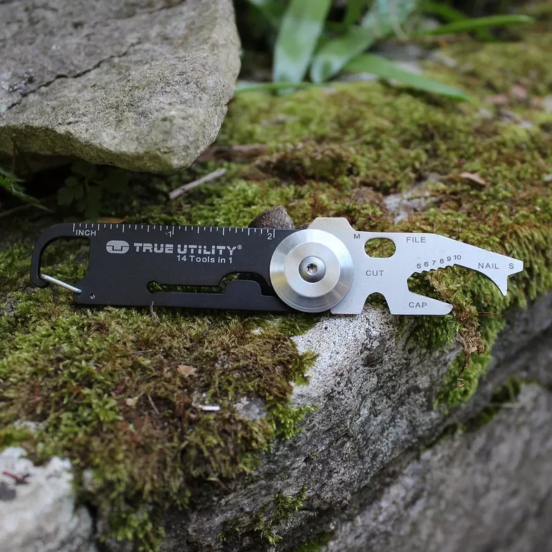 True Utility Dawg 14-in-1 Flight-safe Multi-tool With Keyring