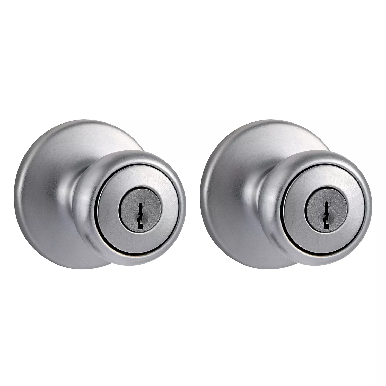 Tylo Satin Chrome Entry Knobs 1-3/4 In. Ansi/bhma Grade 3