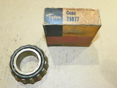 Tyson 25877 Tapered Roller Bearing Cone Made in USA