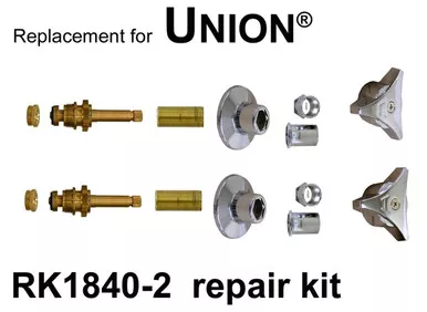 For Union Brass RK1840-2 2 Valve Rebuild Kit