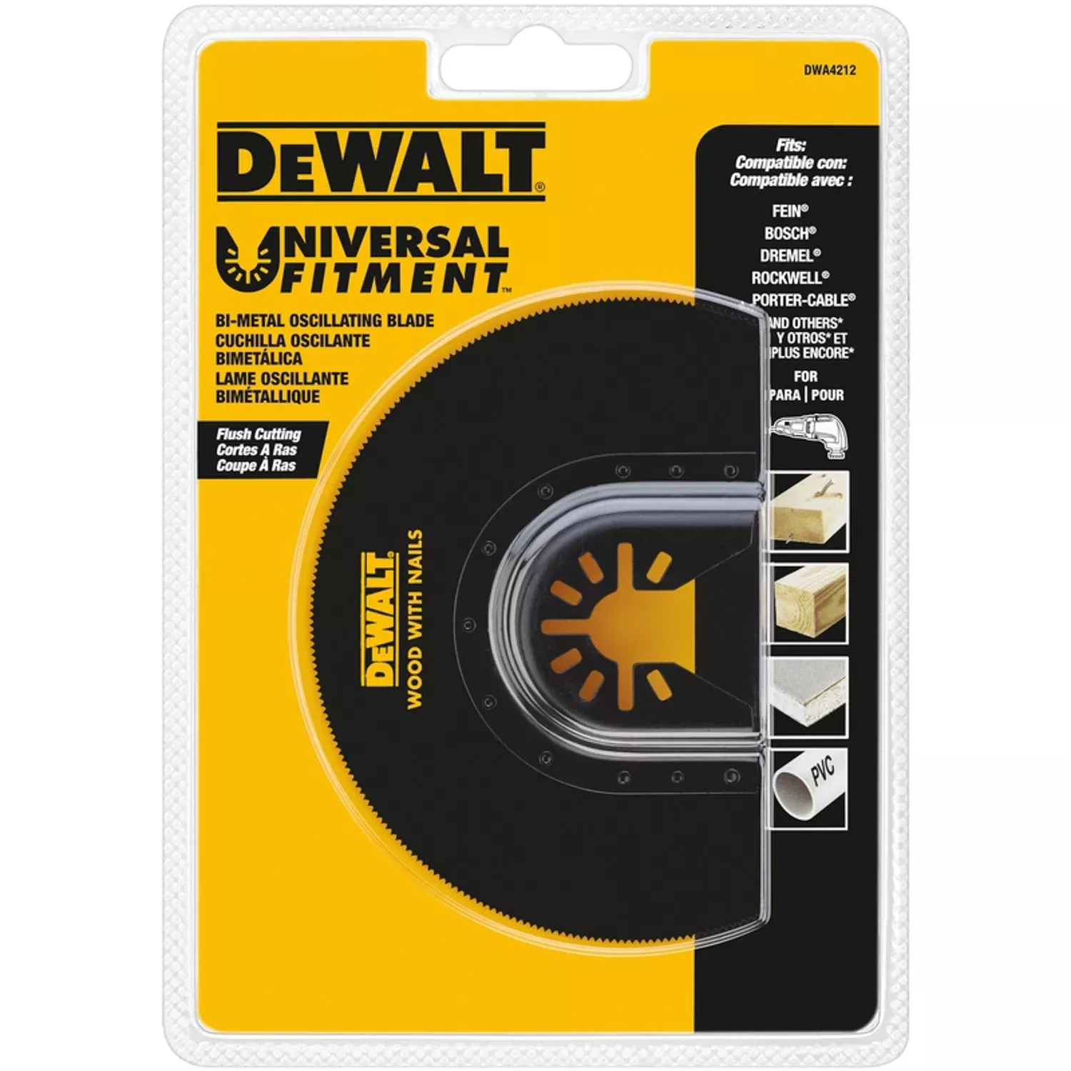 Universal Oscillating Tool Flush Cut Blade