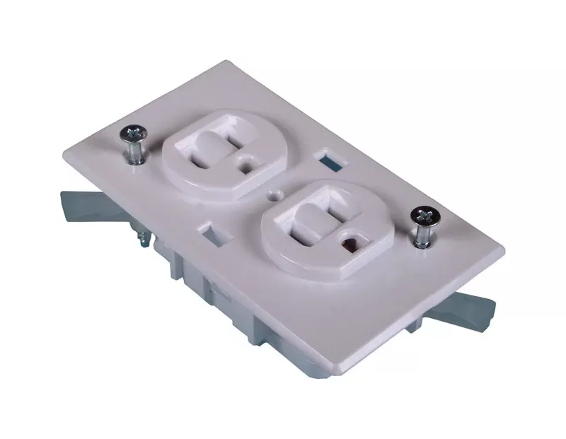 Us Hardware 15 Amps Rv Receptacle Conventional Duplex 1 Pk