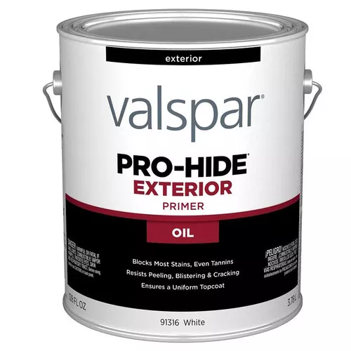 Valspar- 91316- Primer- Exterior Oil Base- White- Gallon