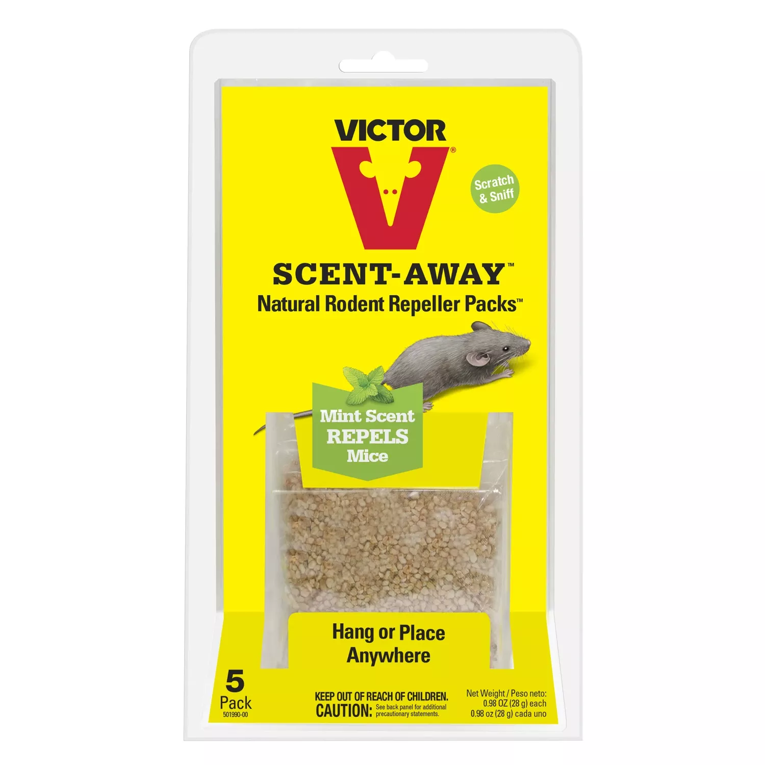 Victor Scent-away Animal Repellent Pouch For Rodents 5 Pk