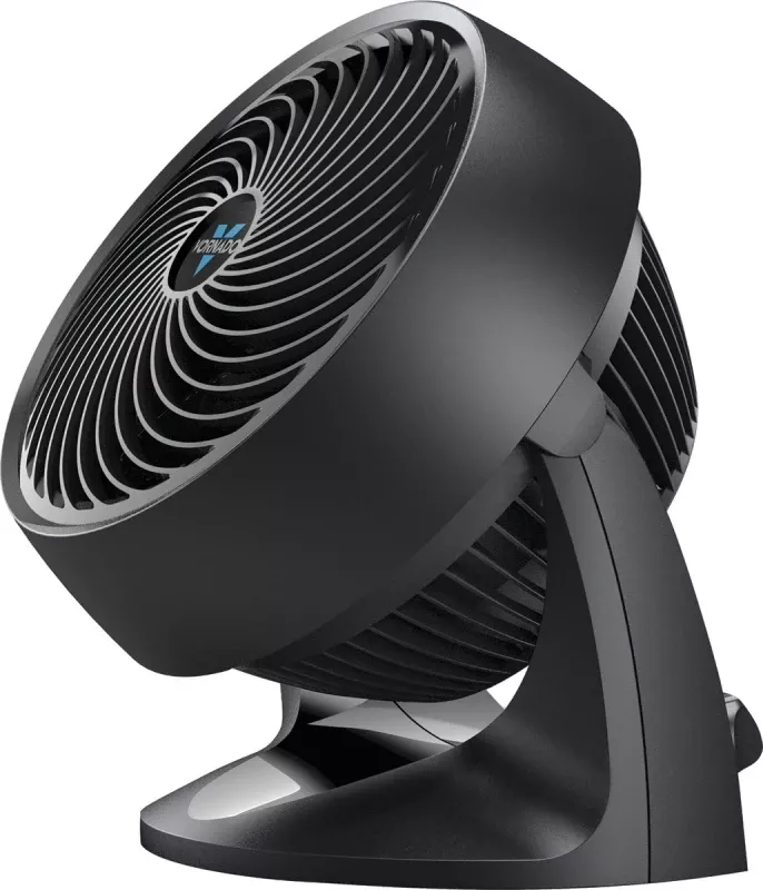 Vortex Air Circulator Fan, Compact, Black, 9 In.