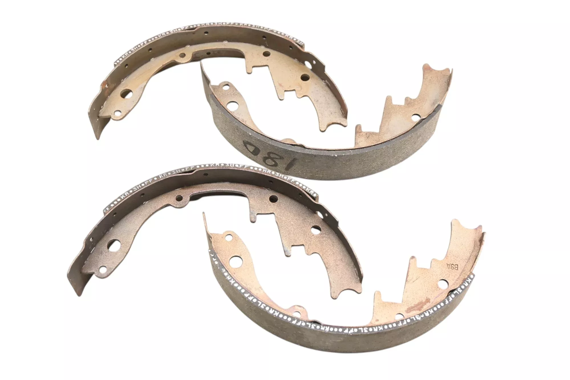 Wagner PAB280 Relined Brake Shoe Kit NOS