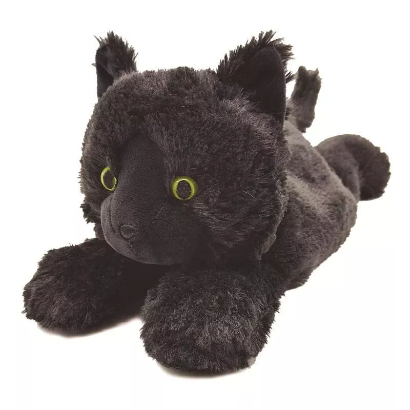 Warmies Black Cat Plush Stuffed Animal, 15 Inch