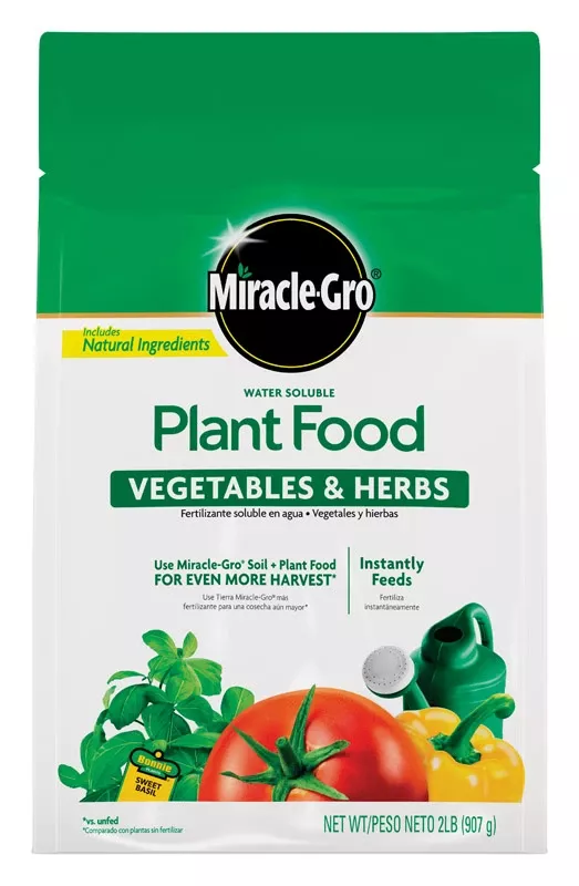 Water Soluble Plant Food Vegetables And Herbs, 2 Lbs.