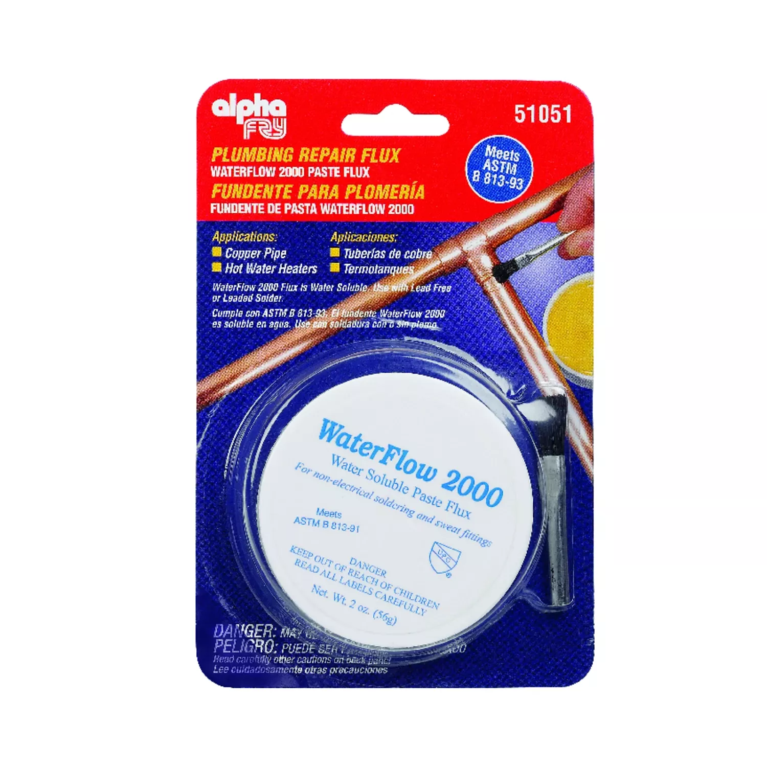 Water-soluble Plumbing Solder Flux