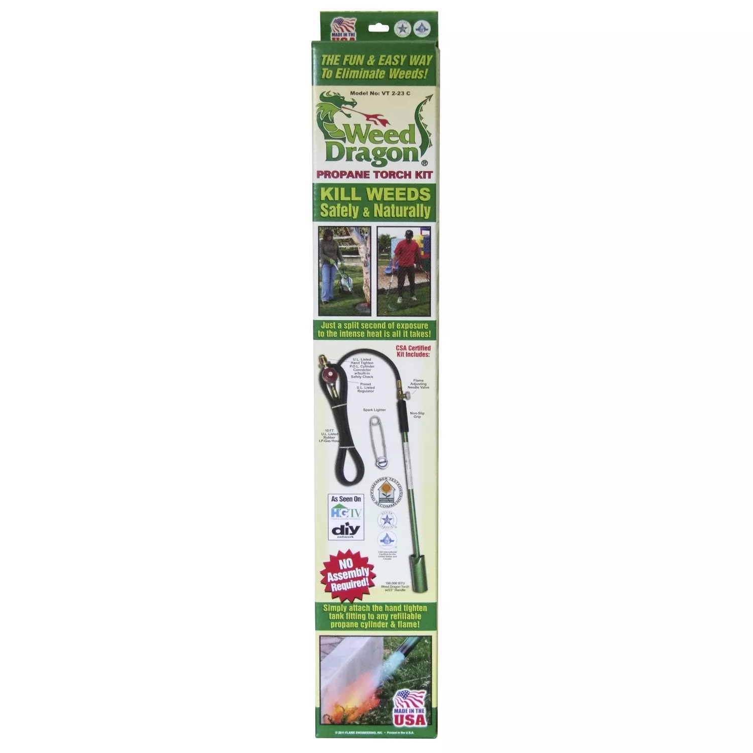 Weed Dragon Weed Burner Torch Kit, 100,000 Btu