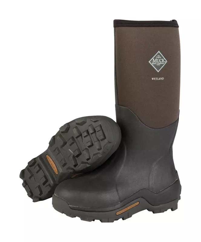 Wetland Boots, Brown, Size 12 Men