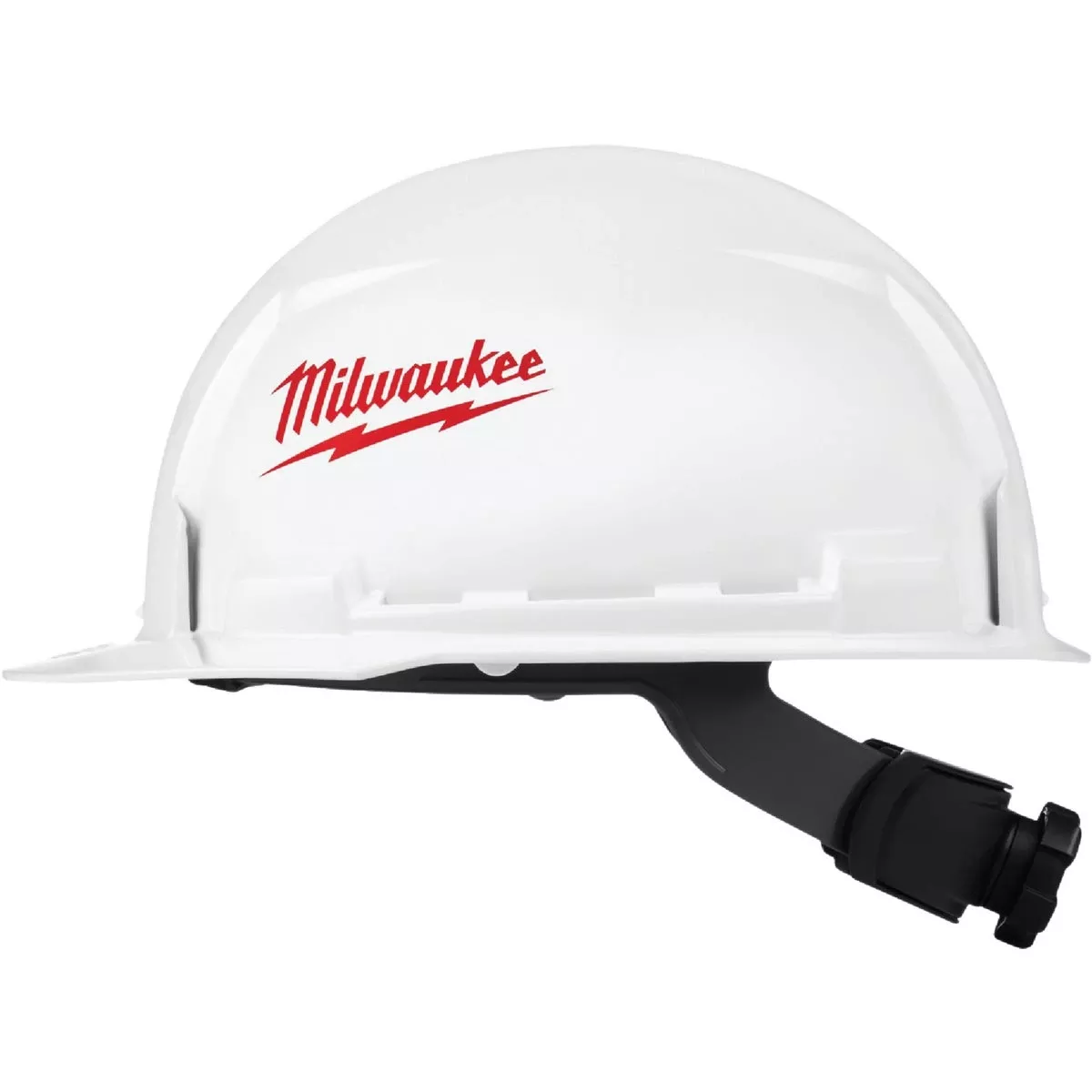 White Front Brim Ratcheting Type 1 Class E Hard Hat With Bolt Accessories