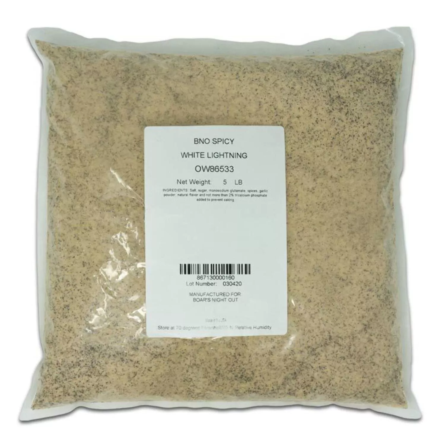White Lightning Spicy Bbq Rub 14 Oz Shaker Can