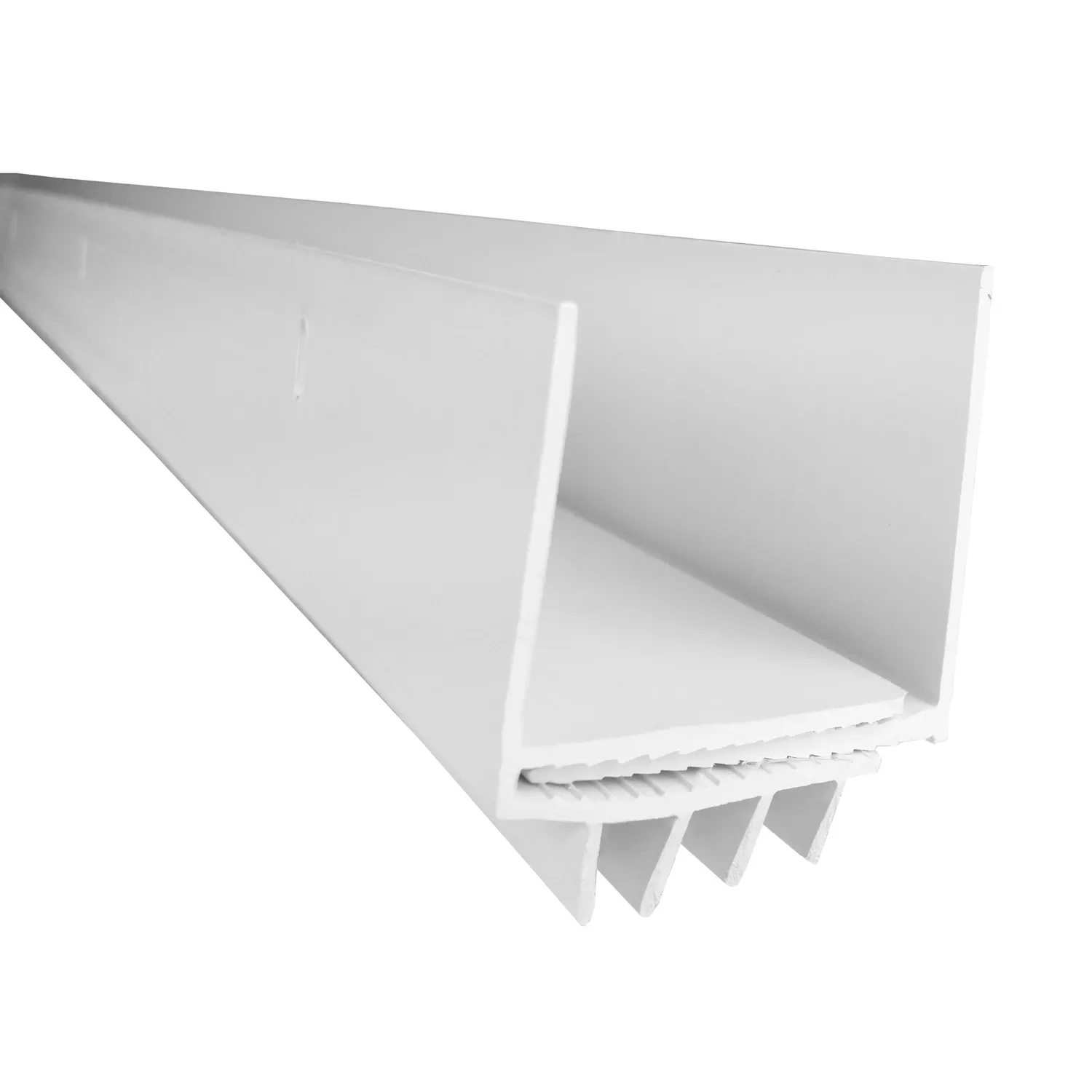 White Vinyl U-shaped Door Bottom 36 In. L X 1-3/4 In.