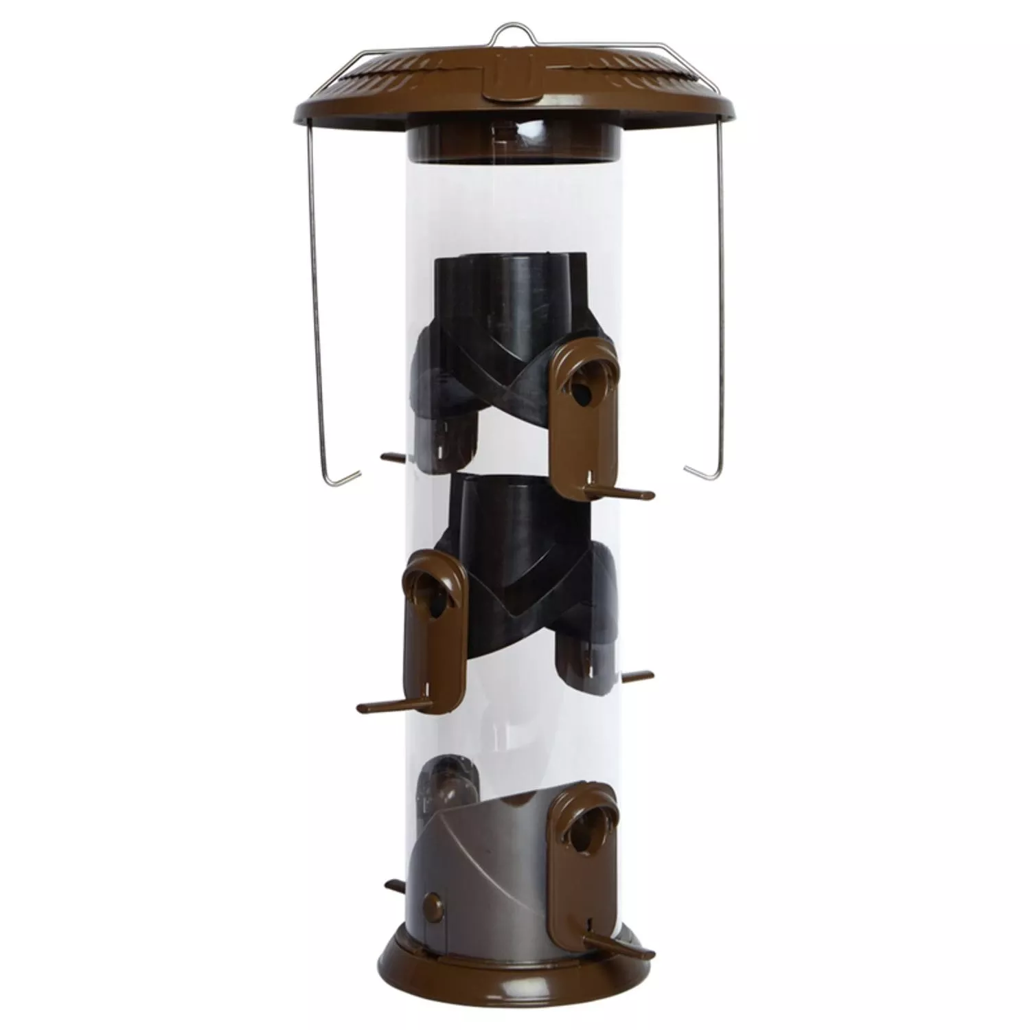 Wide Deluxe Funnel Flip Top Tube Feeder