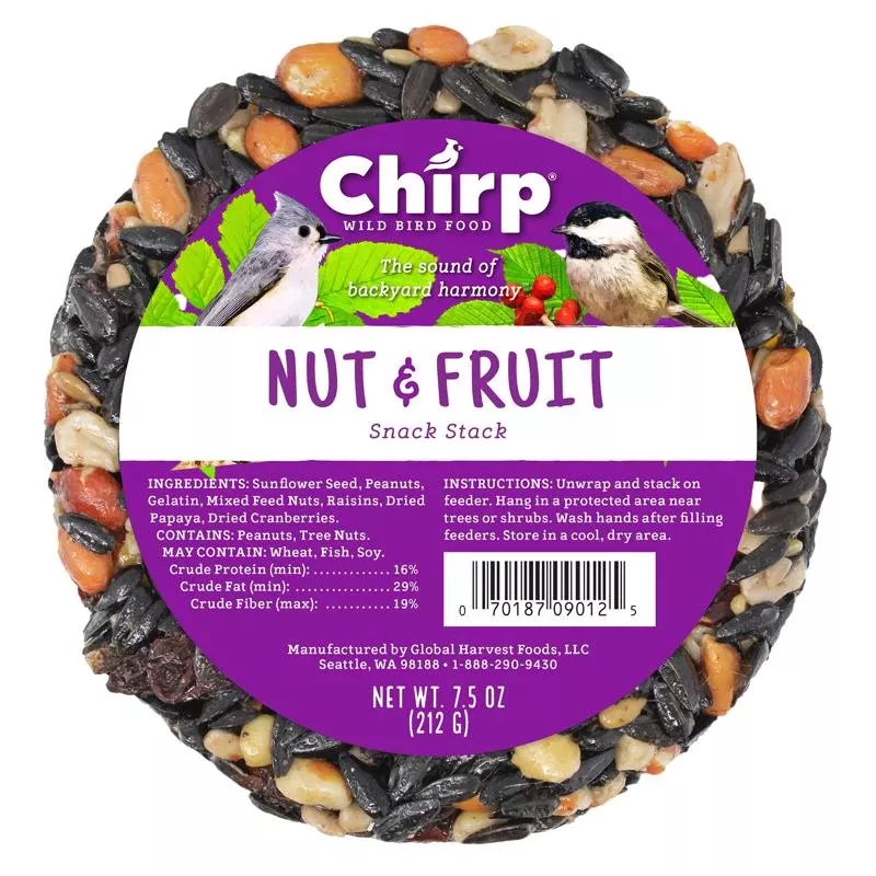 Wild Bird Fruits And Nuts Food 7.5 Ounce Bagged Blend