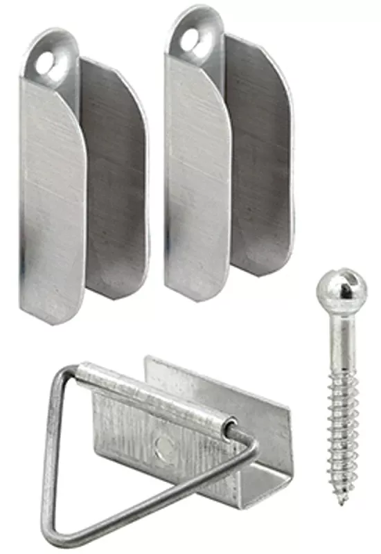 Window Screen Hanger And Latch, Mill Finish