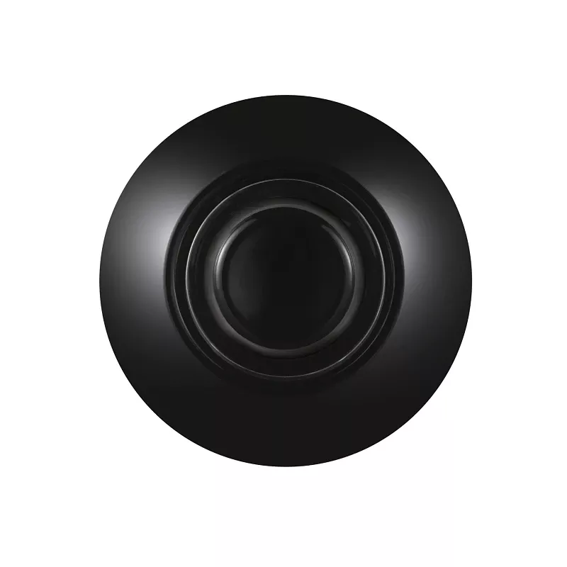 Wired Push Button Doorbell, Black Metal, Lighted