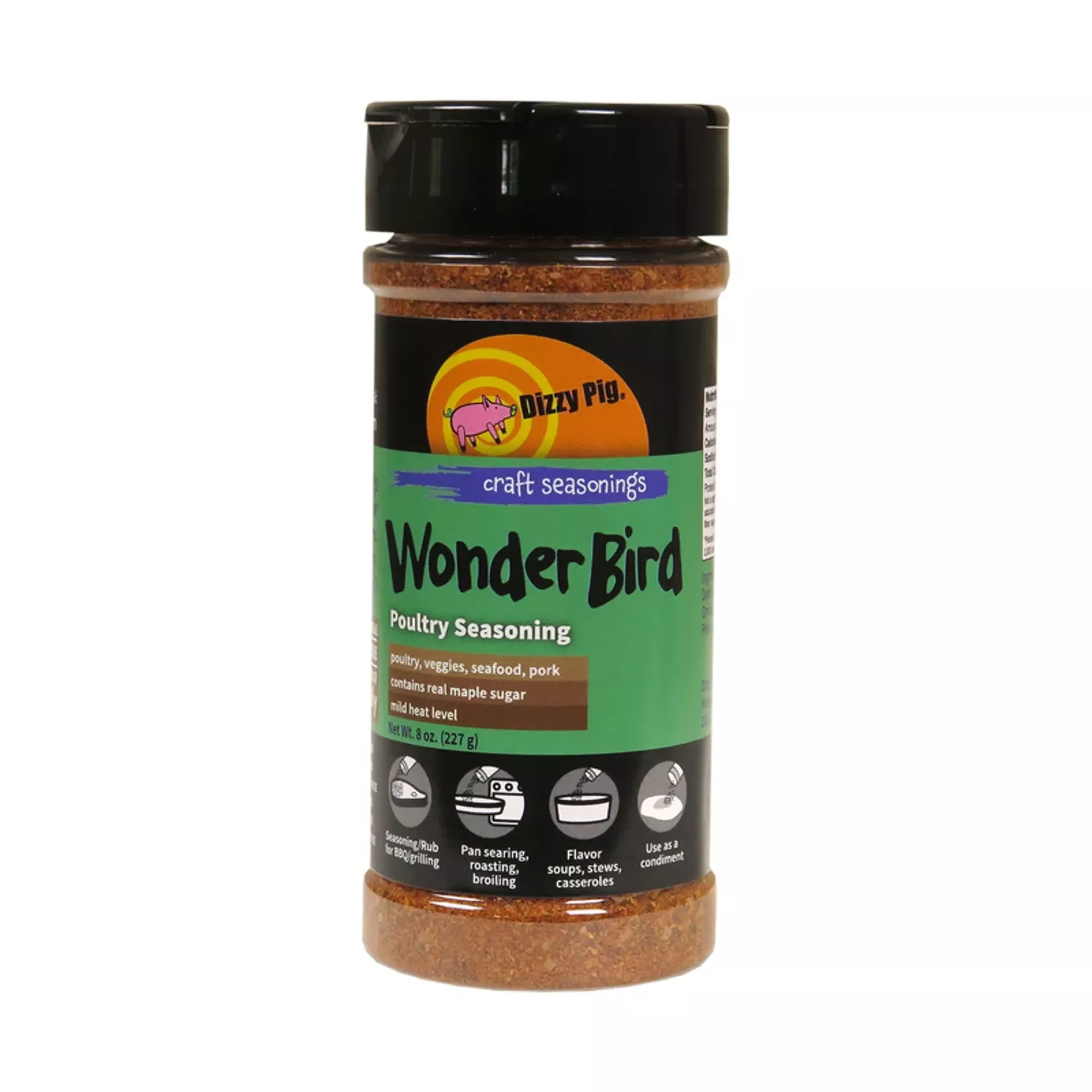 Wonder Bird Tangy/citrusy Bbq Rub 8 Oz – Perfect For Poultry