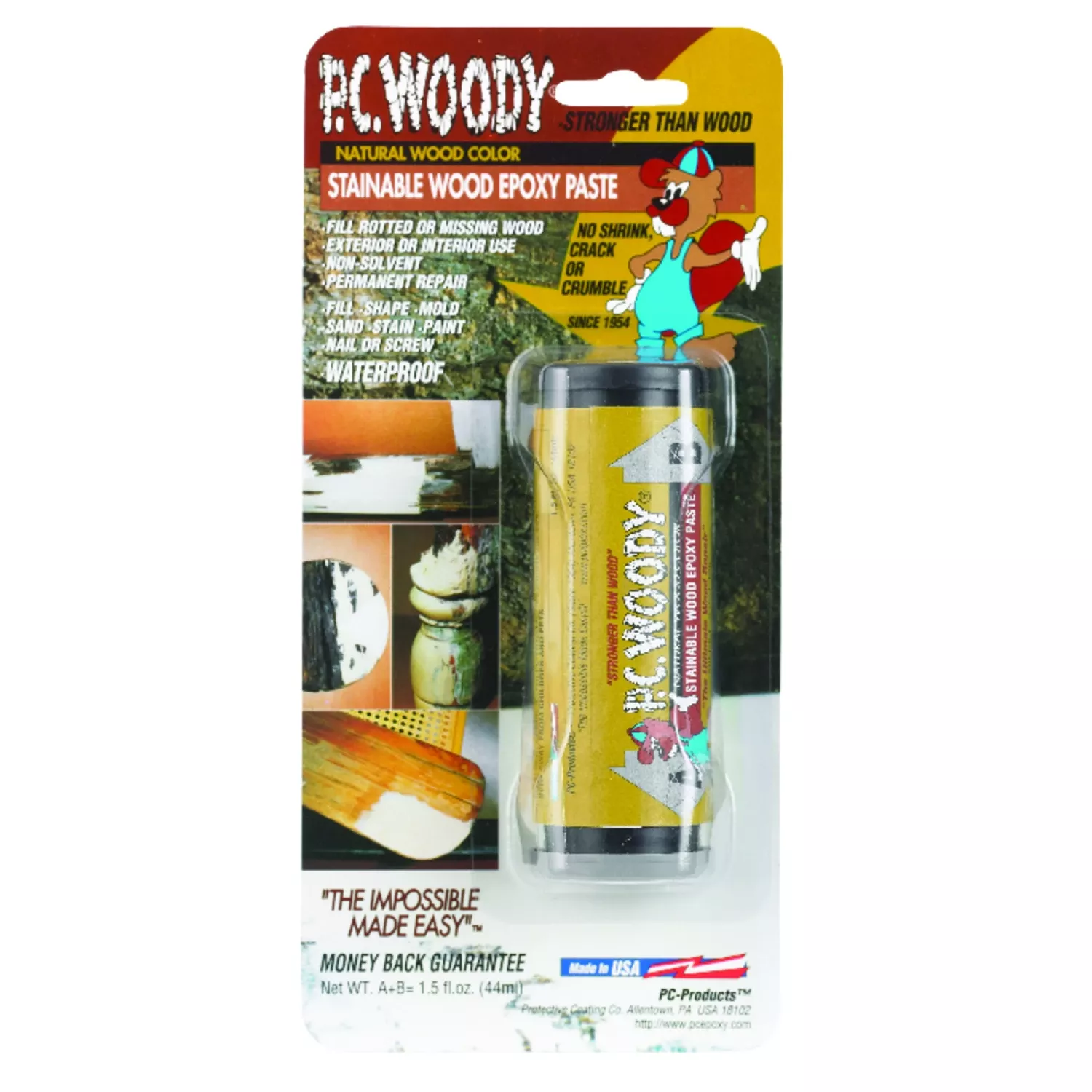 Wood Epoxy Paste, 1.5-oz.