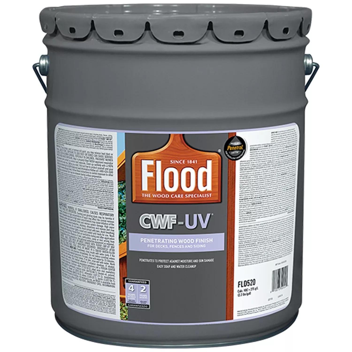 Wood Finish, Redwood, 5-gallons