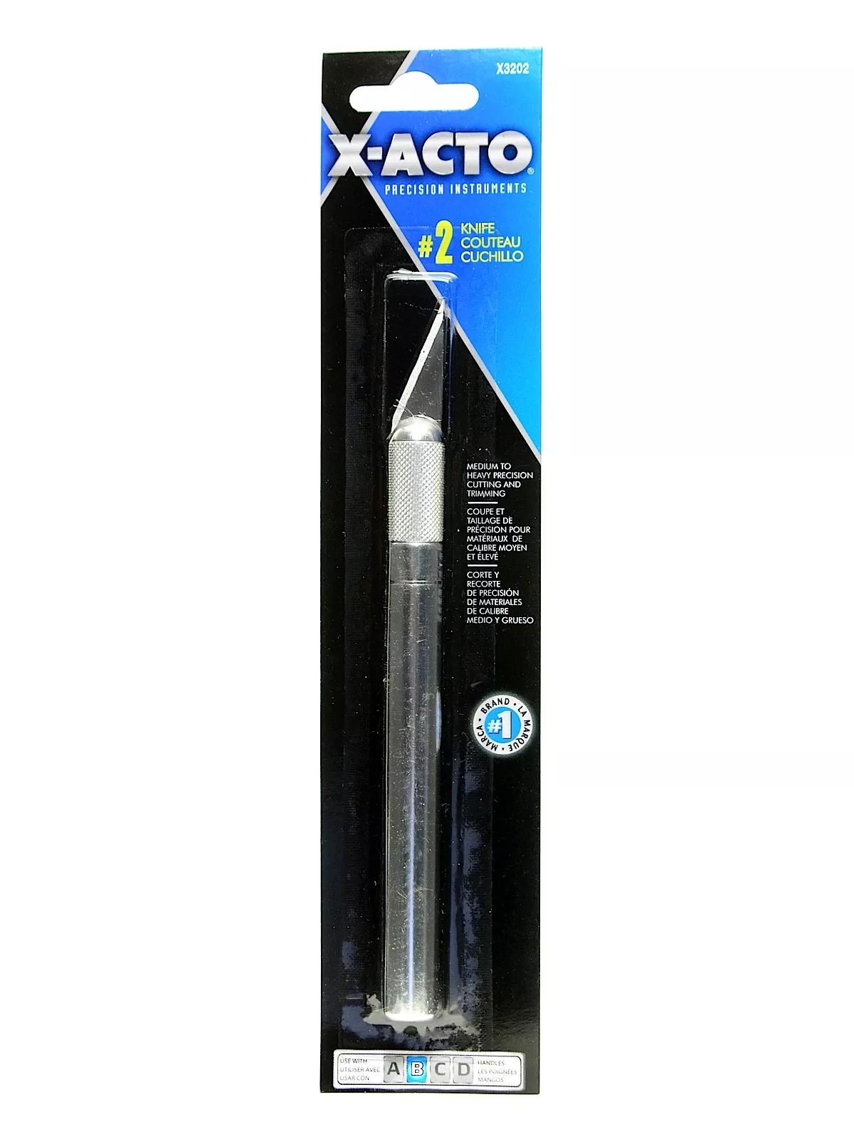 X-acto #2 Hobby Knife Silver 1 Pk