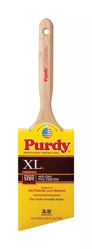 Xl Glide 3-1/2 In. Medium Stiff Angle Trim Paint Brush – Model 144152335