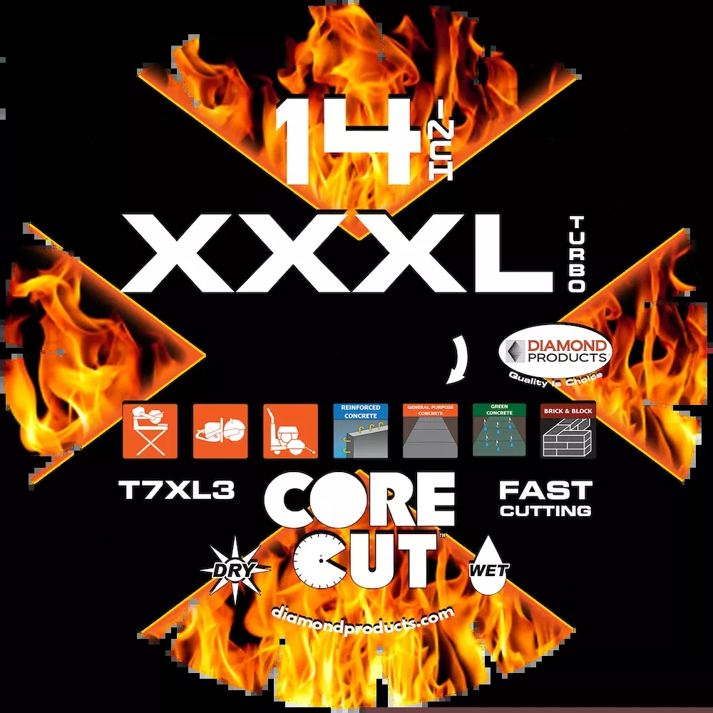 XXL-Turbo Specialty Turbo Diamond Blade